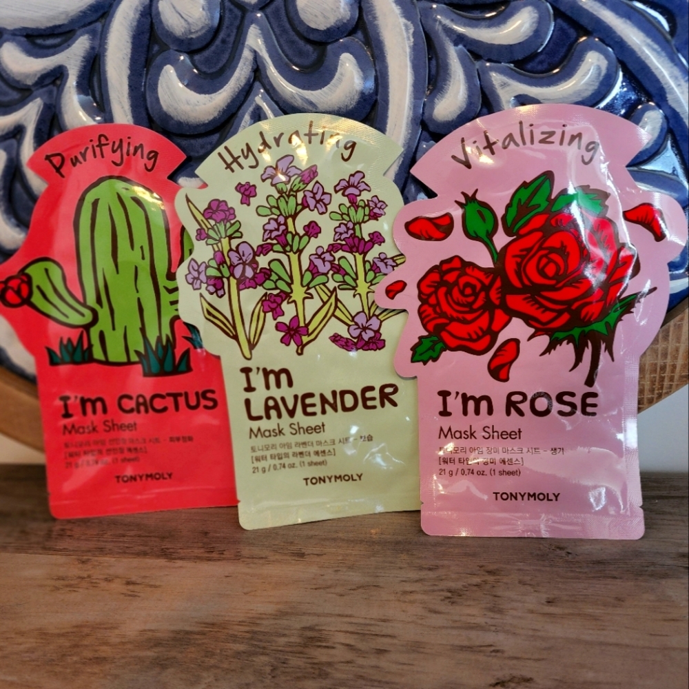TonyMoly facial masks